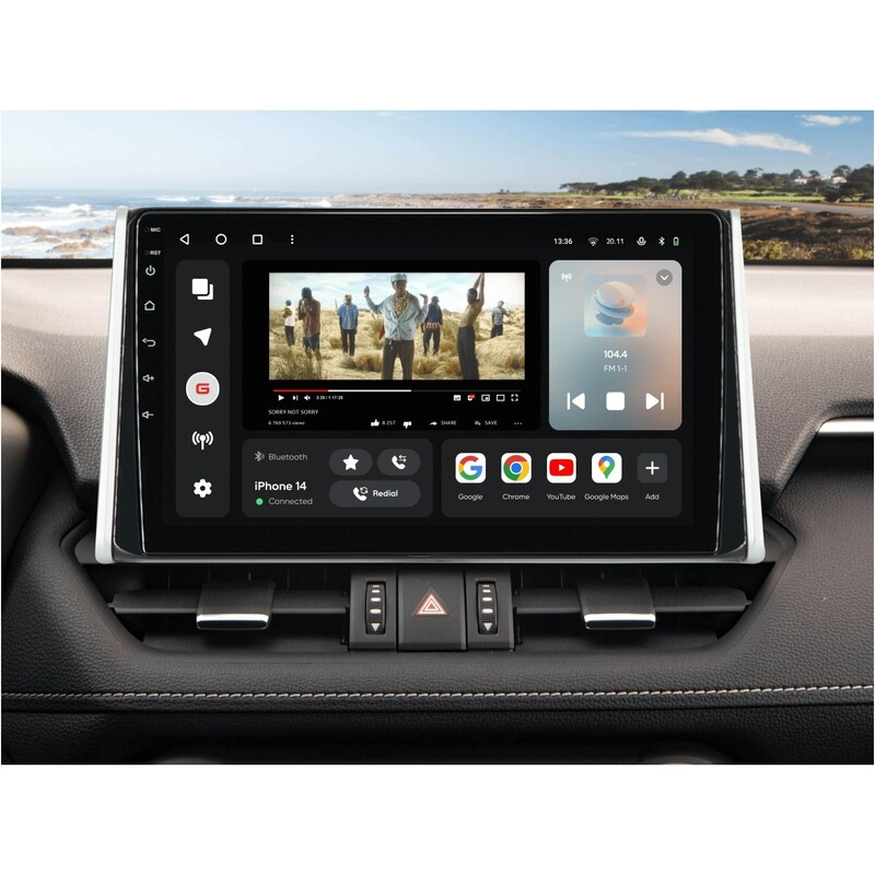 Штатна магнітола Gazer T6010 Pro для Toyota RAV4 (XA50) 2018-2020 (T6010-XA50-PRO)