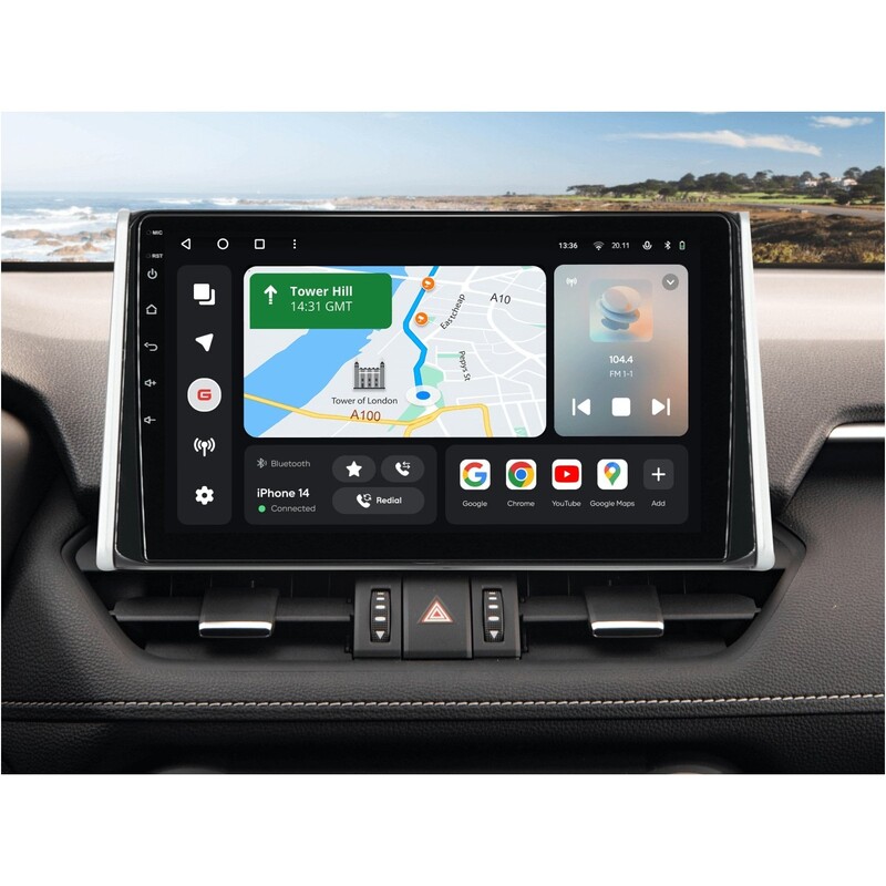 Штатна магнітола Gazer T6010 Pro для Toyota RAV4 (XA50) 2018-2020 (T6010-XA50-PRO)