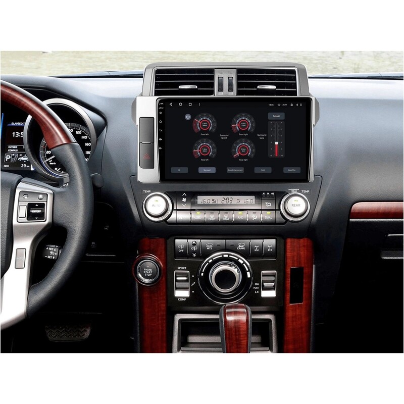 Штатная магнитола Gazer T6010 Pro для Toyota Land Cruiser Prado (J150) 2013-2017 (T6010-J150F-PROMAX)