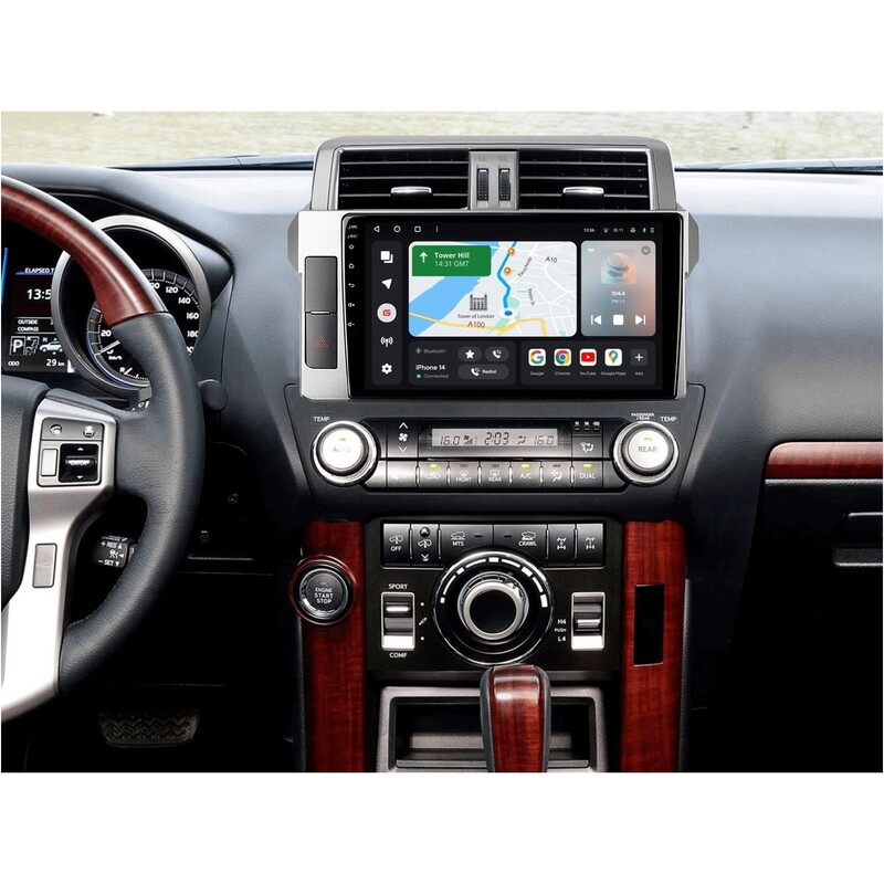 Штатна магнітола Gazer T6010 Pro для Toyota Land Cruiser Prado (J150) 2013-2017 (T6010-J150F-PRO)