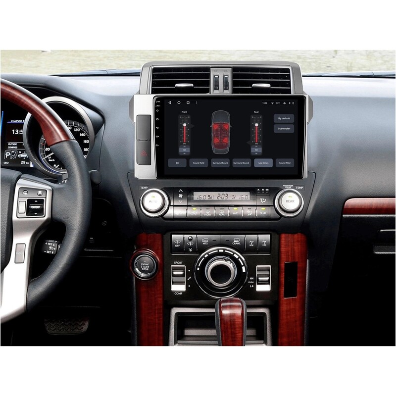 Штатна магнітола Gazer T6010 для Toyota Land Cruiser Prado (J150) 2013-2017 (T6010-J150F)