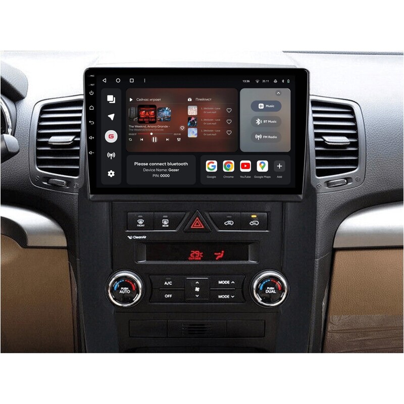 Штатна магнітола Gazer T6010 для Kia Sorento II (XM) 2009-2012 (T6010-XM/L)