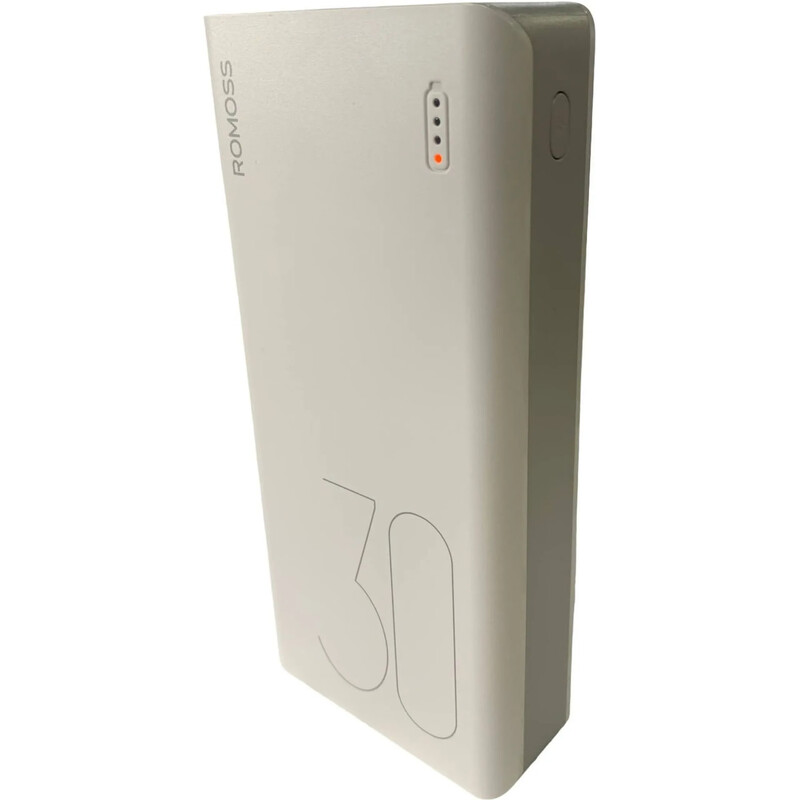 Універсальна мобільна батарея Romoss Sense8+ 30000mAh 18W White (PHP30-201-01H)