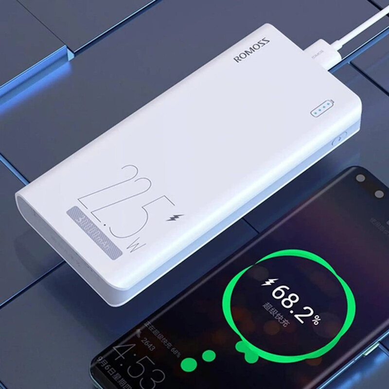 Універсальна мобільна батарея Romoss 30000mAh 22.5W White (PHP30-711-1111H)