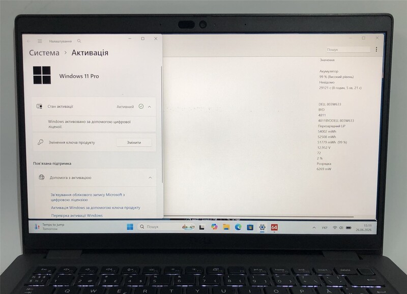 Ноутбук Dell Latitude 3440 / 14" FullHD IPS / i3-1315U / 8GB / 256GB SSD / Win11Pro / Backlight / сканер відбитка - Б/в