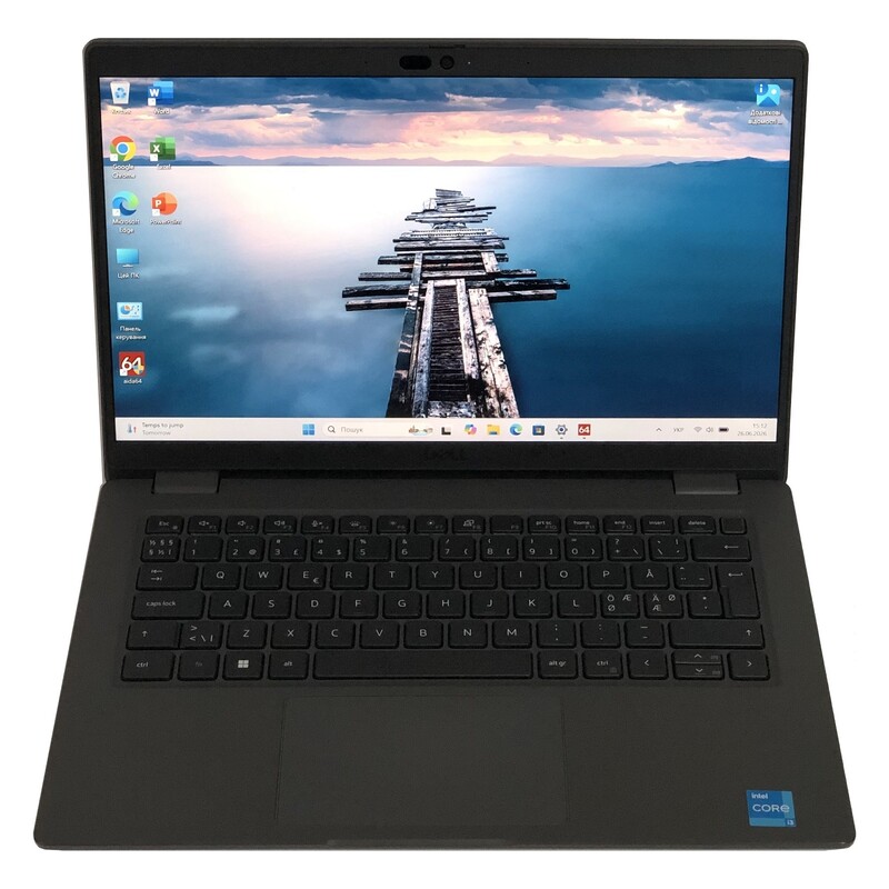 Ноутбук Dell Latitude 3440 / 14" FullHD IPS / i3-1315U / 8GB / 256GB SSD / Win11Pro / Backlight / сканер відбитка - Б/в