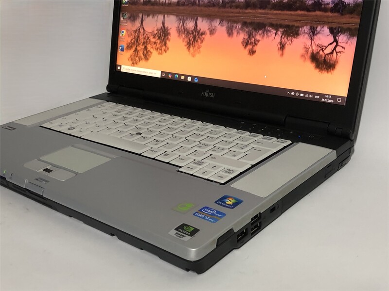 Ноутбук Fujitsu Celsius H710 / 15.6" FullHD / i7-2720QM / 8GB / 256GB SSD / NVIDIA Quadro 1000M, 2GB / Win10Pro / 3G / сканер відбитка - Б/в