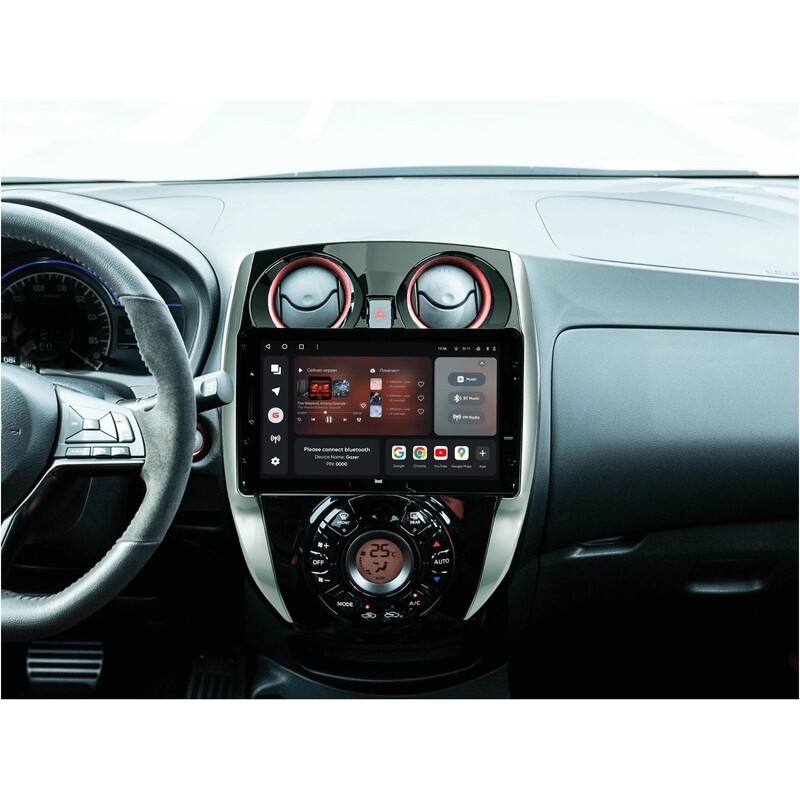Штатна магнітола Gazer T6010 Pro для Nissan Note II 2012-2021 (T6010-E12-PROMAX)
