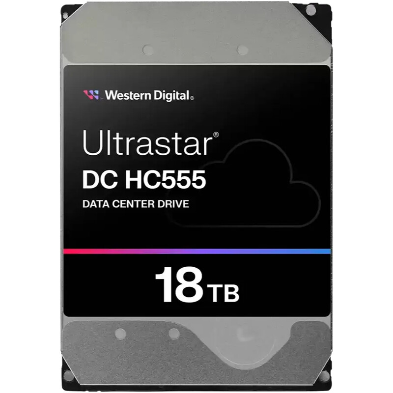 Накопичувач SATA 18TB WD Ultrastar DC HC555 7200RPM 6GB/S 512MB (WUH722018CLE6L4)