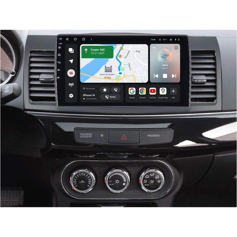 Штатна магнітола Gazer T6010 Pro для Mitsubishi Lancer X (CY) 2007-2012 (T6010-CY/L-PRO)