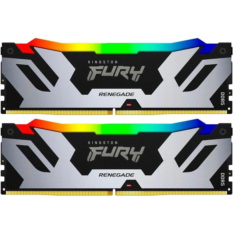 Модуль пам`яті DDR5 2x16GB/7200 Kingston Fury Renegade RGB Black (KF572C38RSAK2-32)