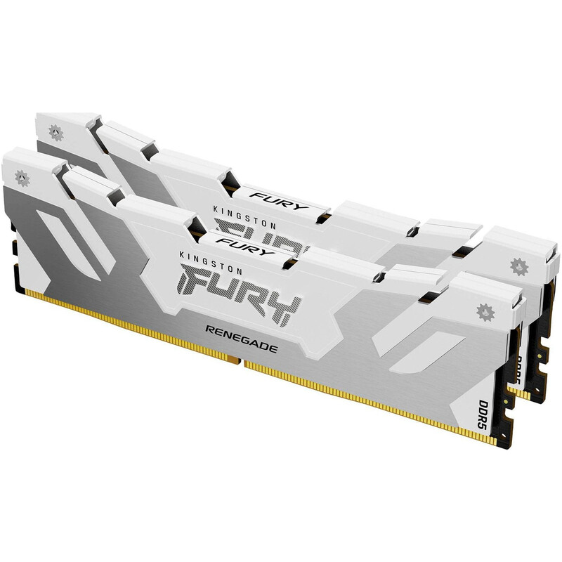 Модуль пам`яті DDR5 2x16GB/7200 Kingston Fury Renegade White (KF572C38RWK2-32)