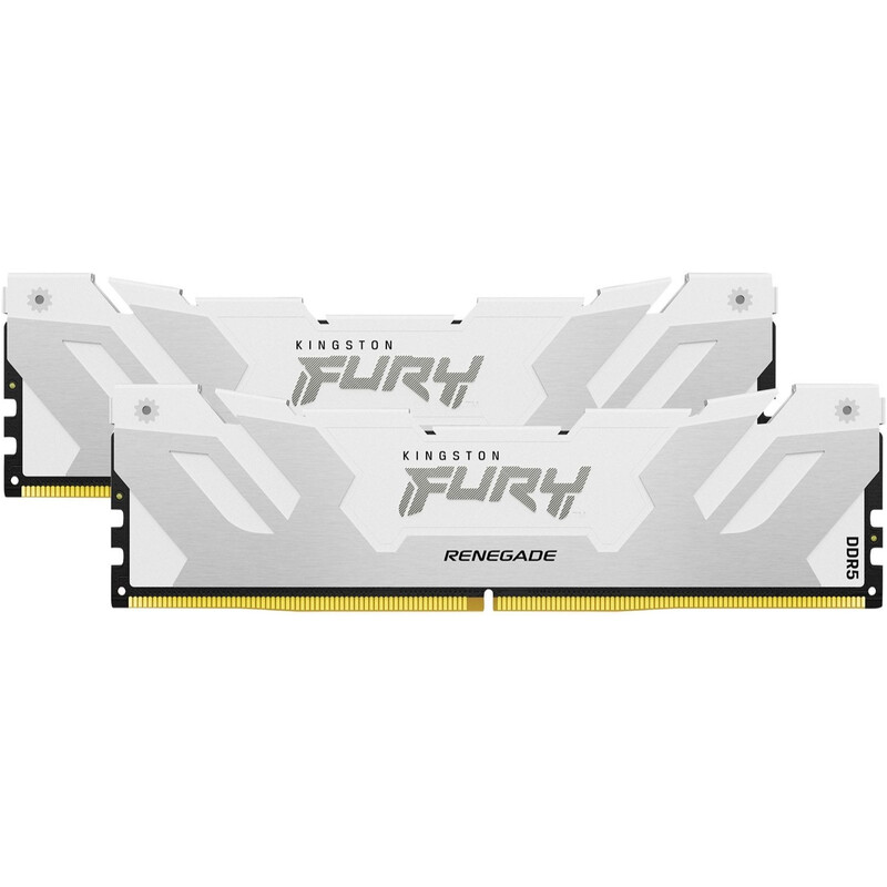 Модуль пам`яті DDR5 2x16GB/7200 Kingston Fury Renegade White (KF572C38RWK2-32)