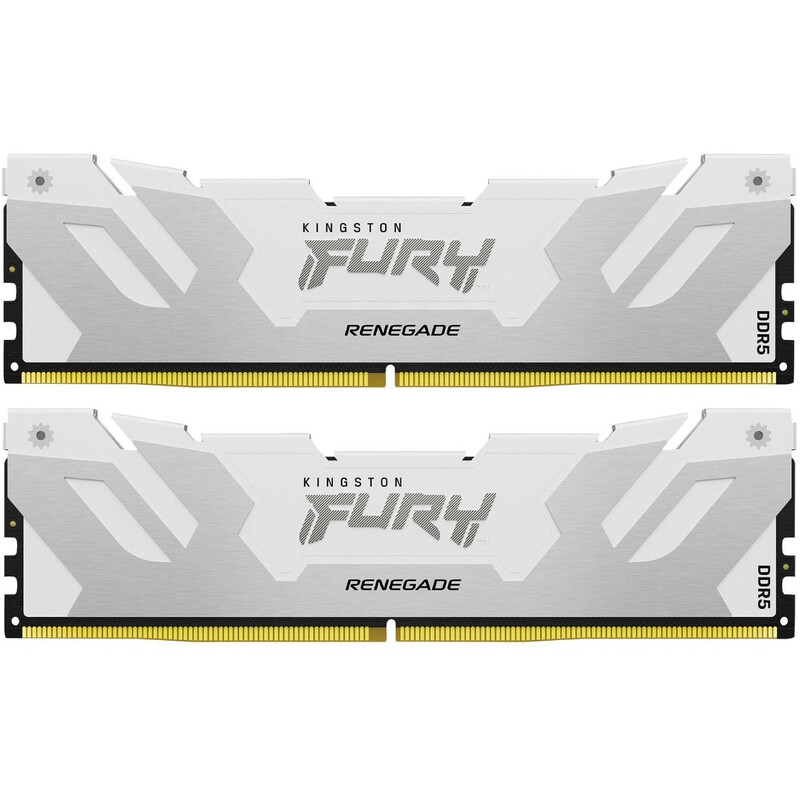 Модуль пам`яті DDR5 2x16GB/7200 Kingston Fury Renegade White (KF572C38RWK2-32)