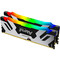 Фото - Модуль пам`яті DDR5 2x16GB/7600 Kingston Fury Renegade RGB Silver/Black (KF576C38RSAK2-32) | click.ua