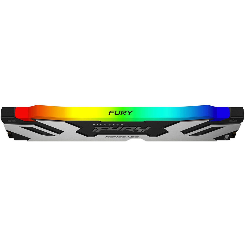 Модуль пам`яті DDR5 16GB/8000 Kingston Fury Renegade RGB Silver/Black (KF580C38RSA-16)