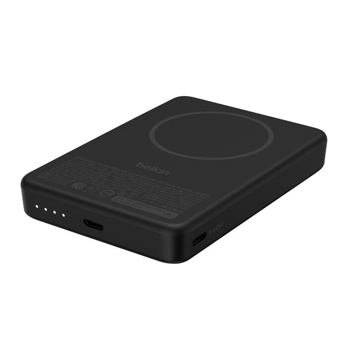 Універсальна мобільна батарея Belkin Power Bank Slim Magnetic 10000mAh 30W Black (BPD016HQBK)