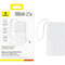 Фото - Универсальная мобильная батарея Baseus EnerFill Bipow2 Pro 10000mAh, 22.5W White (E0027601) | click.ua