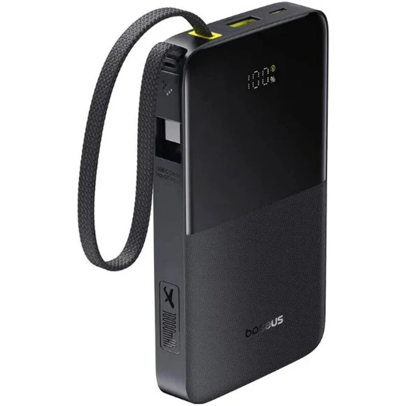 Універсальна мобільна батарея Baseus EnerFill Bipow2 Pro 10000mAh, 22.5W Black (E0027600)