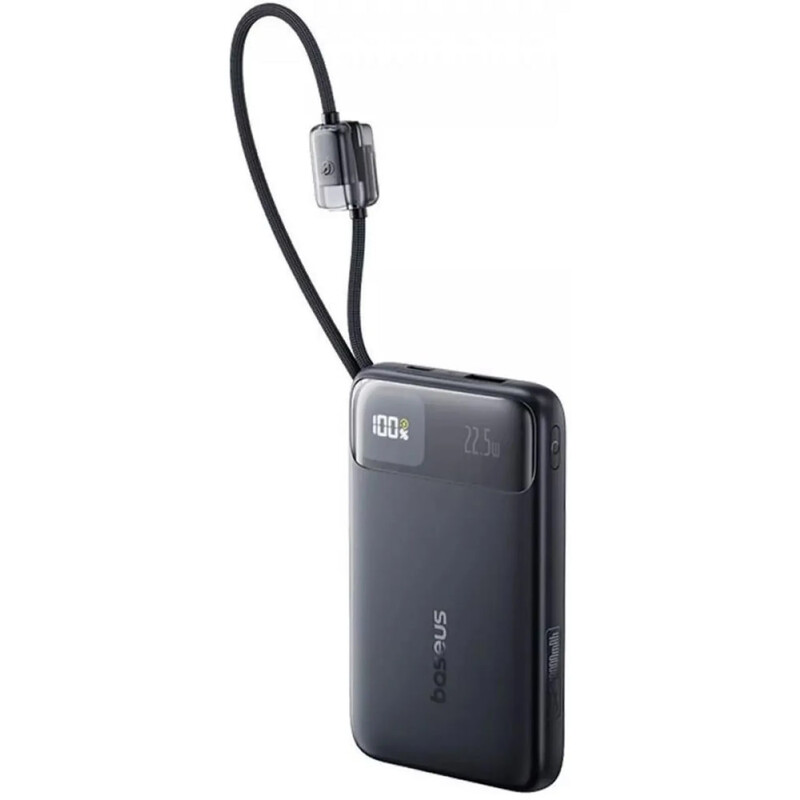 Універсальна мобільна батарея Baseus EnerFill FC11 10000mAh, 22.5W Black (E0027R04)