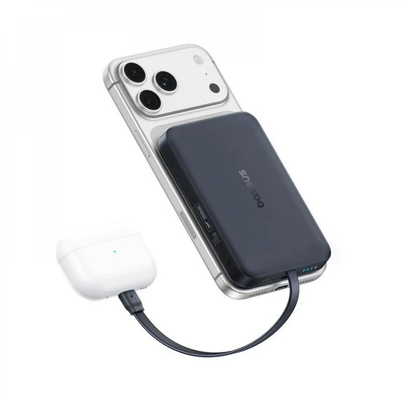 Универсальная мобильная батарея Baseus EnerFill FM11 10000mAh, 30W Black (E0028904)