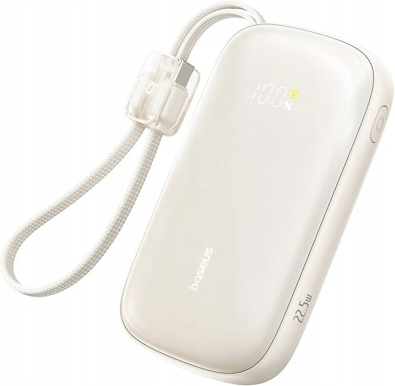Універсальна мобільна батарея Baseus EnerFill Qpow 3 Ultra 10000mAh, 22.5W White (E0027L01)