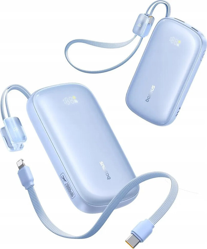 Универсальная мобильная батарея Baseus EnerFill Qpow 3 Ultra 10000mAh, 22.5W Blue (E0027L03)