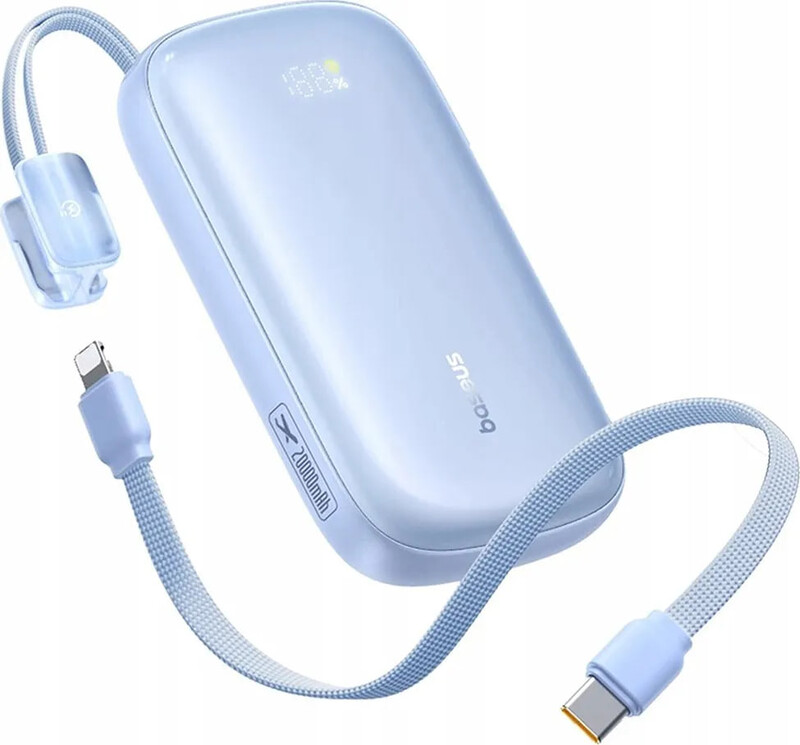 Универсальная мобильная батарея Baseus EnerFill Qpow 3 Ultra 10000mAh, 22.5W Blue (E0027L03)
