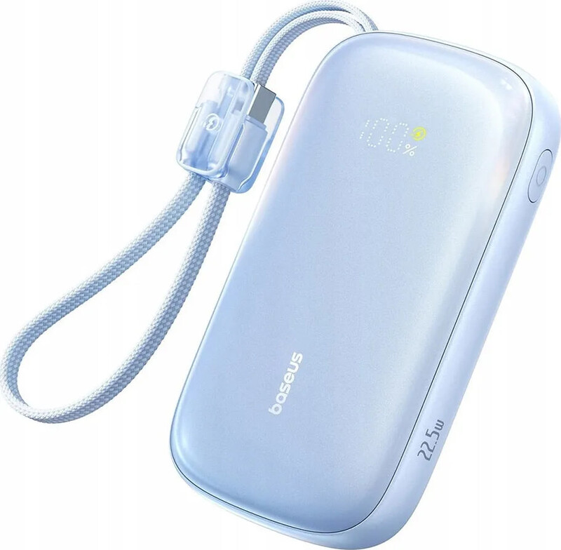 Универсальная мобильная батарея Baseus EnerFill Qpow 3 Ultra 10000mAh, 22.5W Blue (E0027L03)