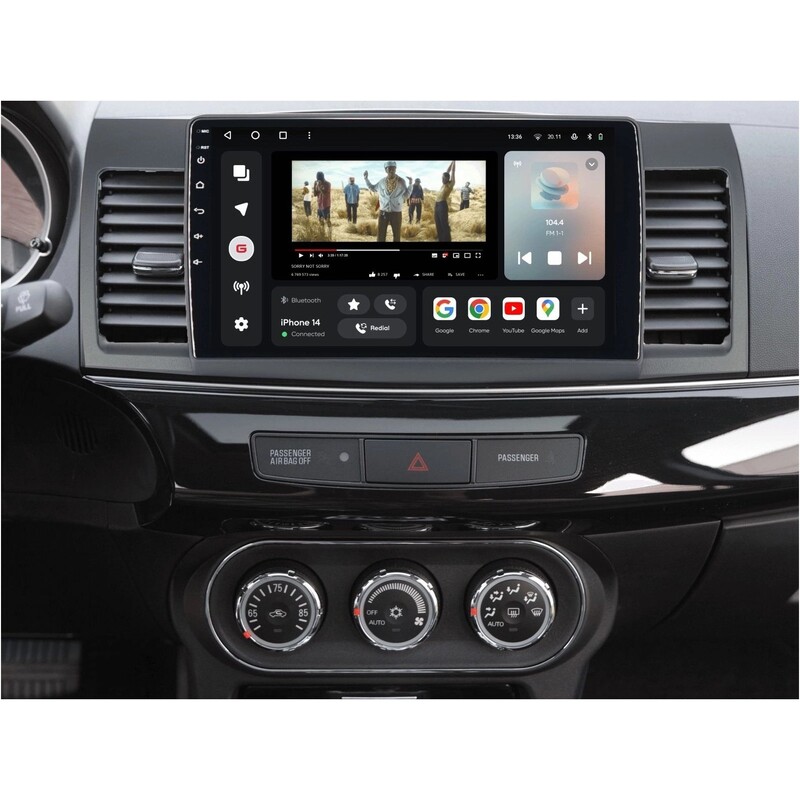 Штатна магнітола Gazer T6010 Pro для Mitsubishi Lancer X (CY) 2007-2012 (T6010-CY/H-PROMAX)