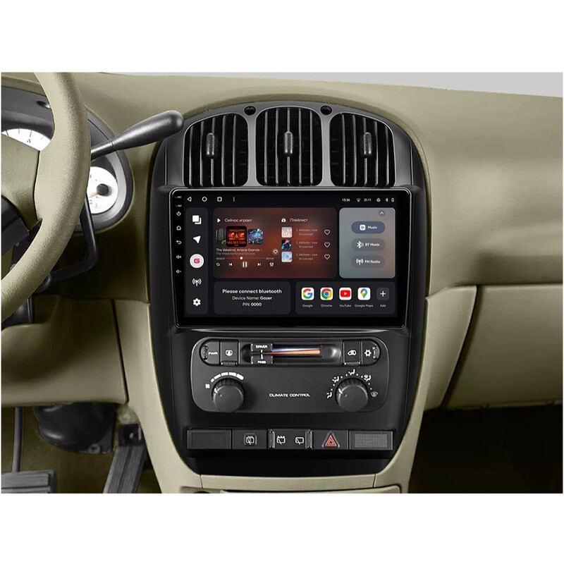 Штатна магнітола Gazer T6010 для Dodge Caravan IV 2000-2007 (T6010-CRS/L2)