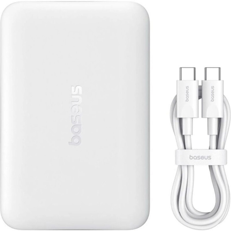 Универсальная мобильная батарея Baseus EnerFill Ultra-Mini FM11 10000mAh, 22.5W White (P1008210E213-00)