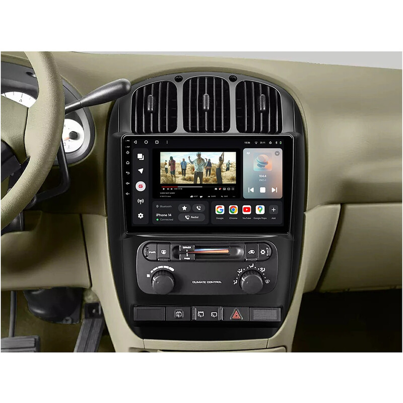 Штатна магнітола Gazer T6010 для Dodge Caravan IV 2000-2007 (T6010-CRS/H2)