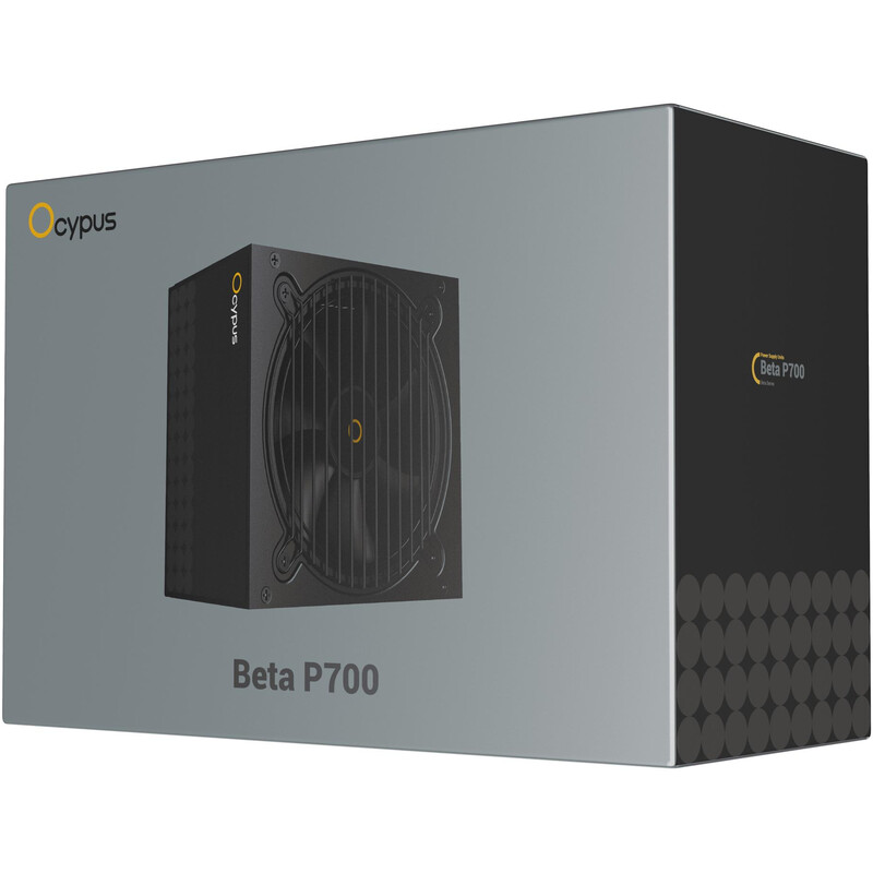 Блок питания Ocypus Beta P700 700W ATX 2.53 Black (BETA-P700-N1HDBK024X-EU)