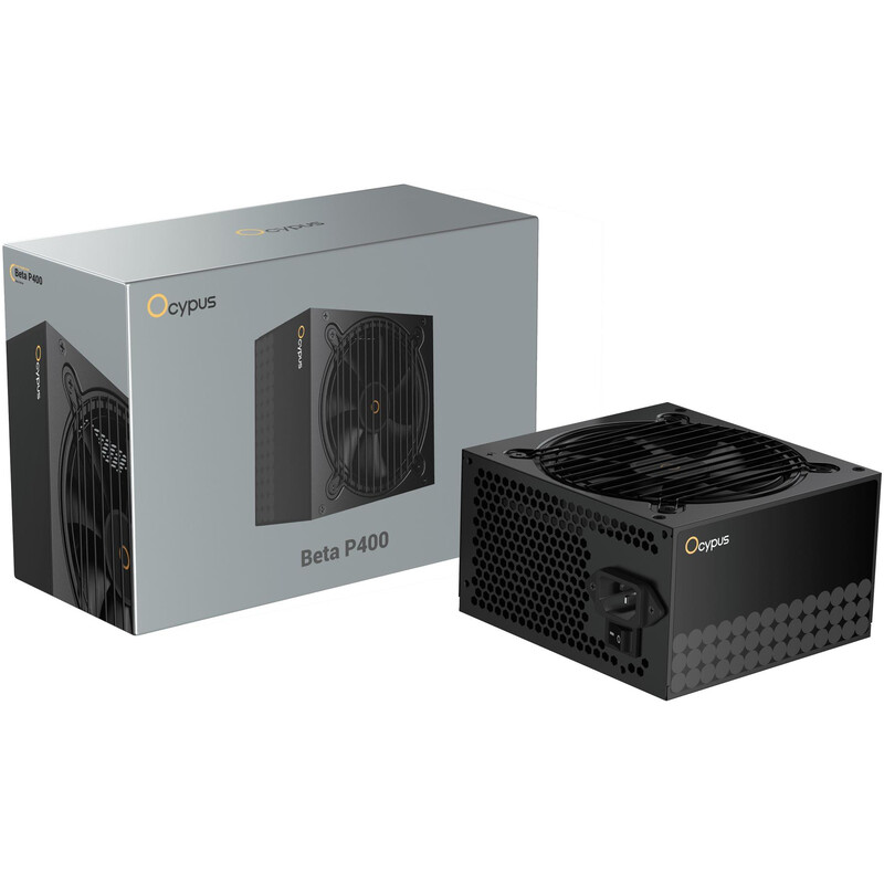 Блок питания Ocypus Beta P400 400W ATX 2.53 Black (BETA-P400-N1HDBK024X-EU)