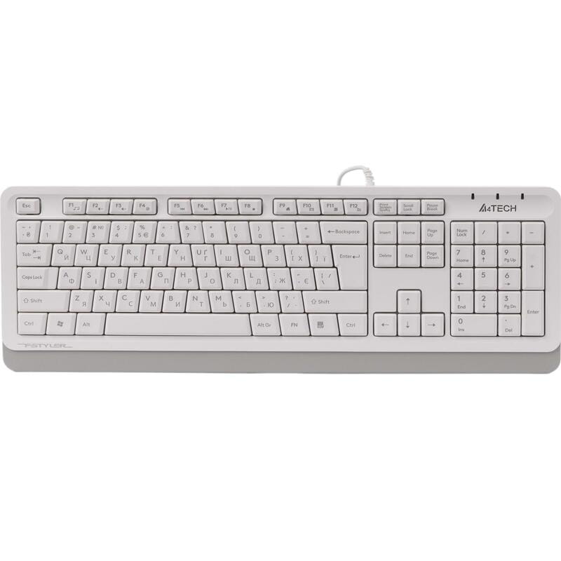 Клавіатура A4Tech Fstyler FKS10 White