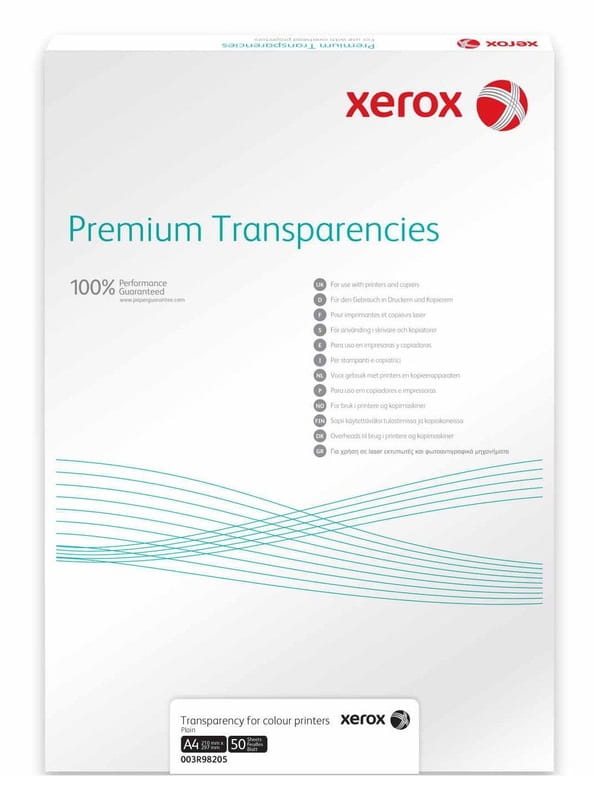 Плівка прозора Xerox (003R98203) A3 100л