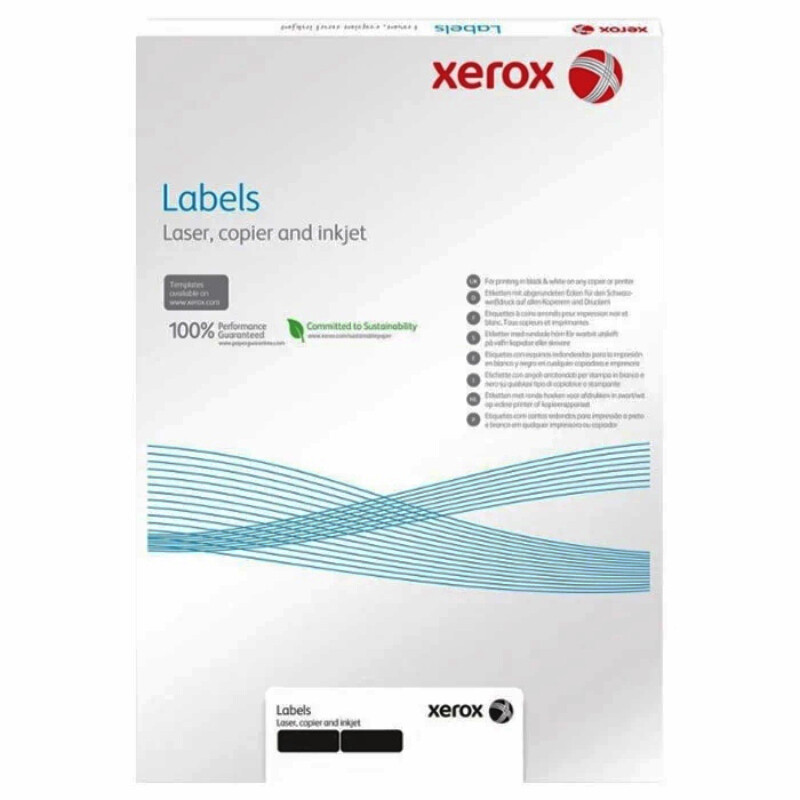 Наклейка Xerox (003R97407) Mono Laser 16UP (squared) 105x37mm 100л.