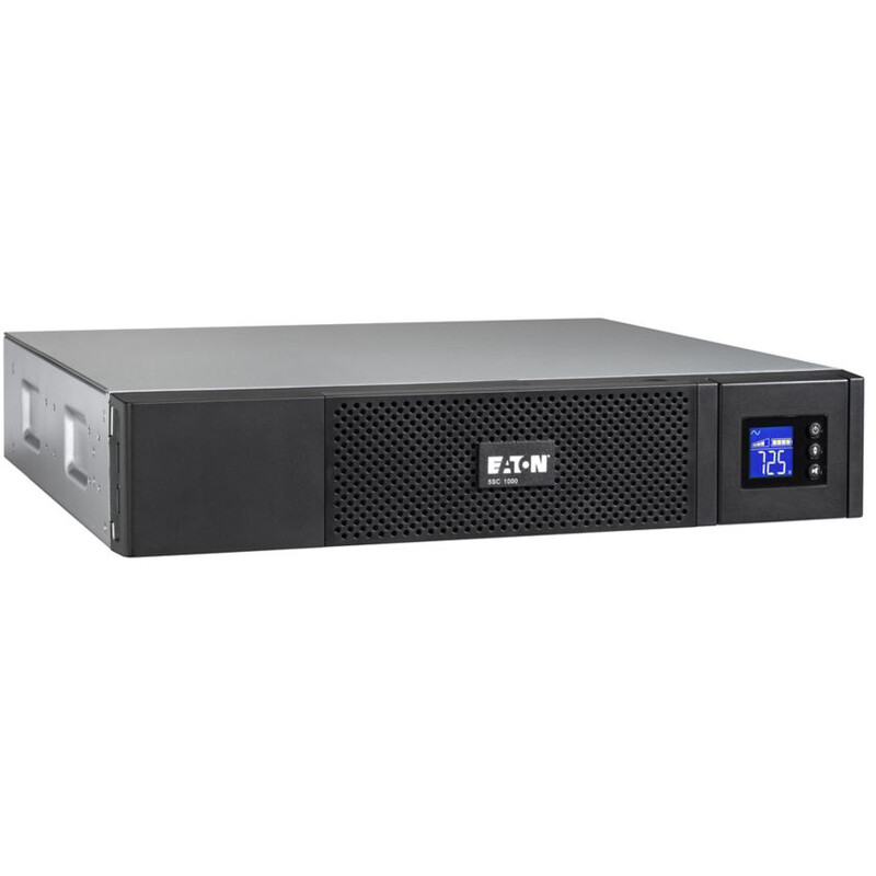Джерело безперебійного живлення Eaton 5SC 1000i Rack2U, Lin.int, 8хIEC, RS-232, USB, LCD, металл (5SC1000IR)