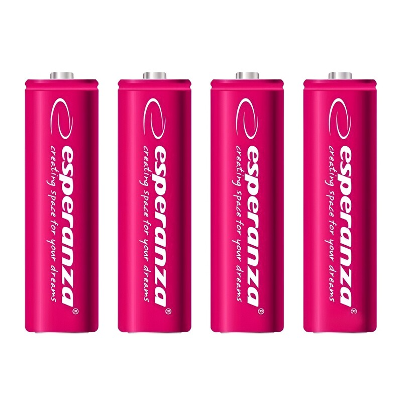 Аккумулятор Esperanza Ni-MH AAA/HR03 1000 mAh BL 4шт Red