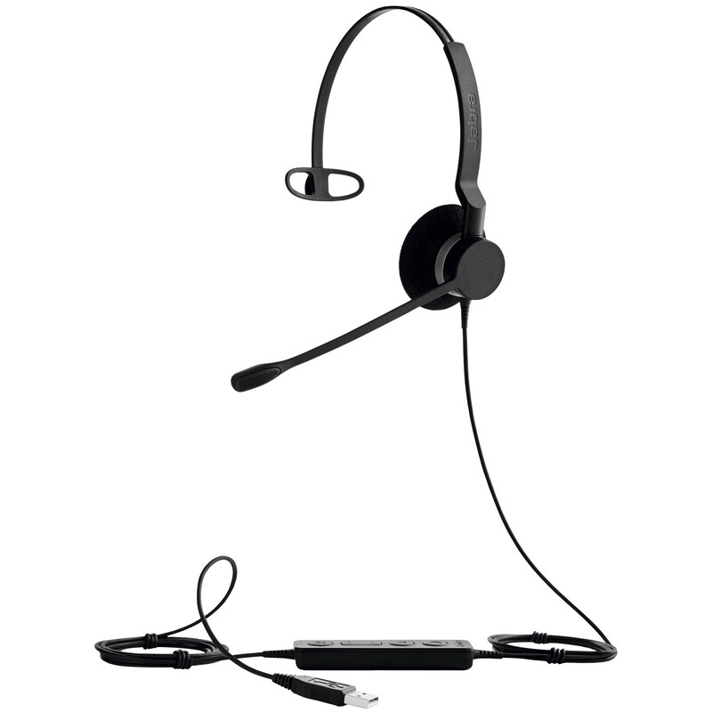 Гарнитура Jabra Biz 2300 Mono, USB, MS Black (2393-823-109)