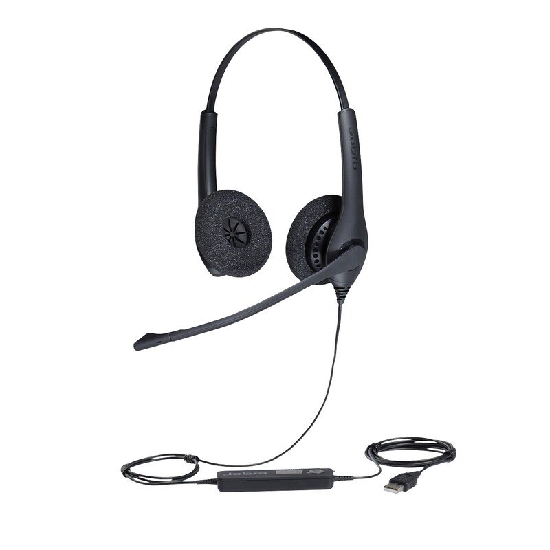 Гарнитура Jabra Biz 1500 Duo USB Black (1559-0159)