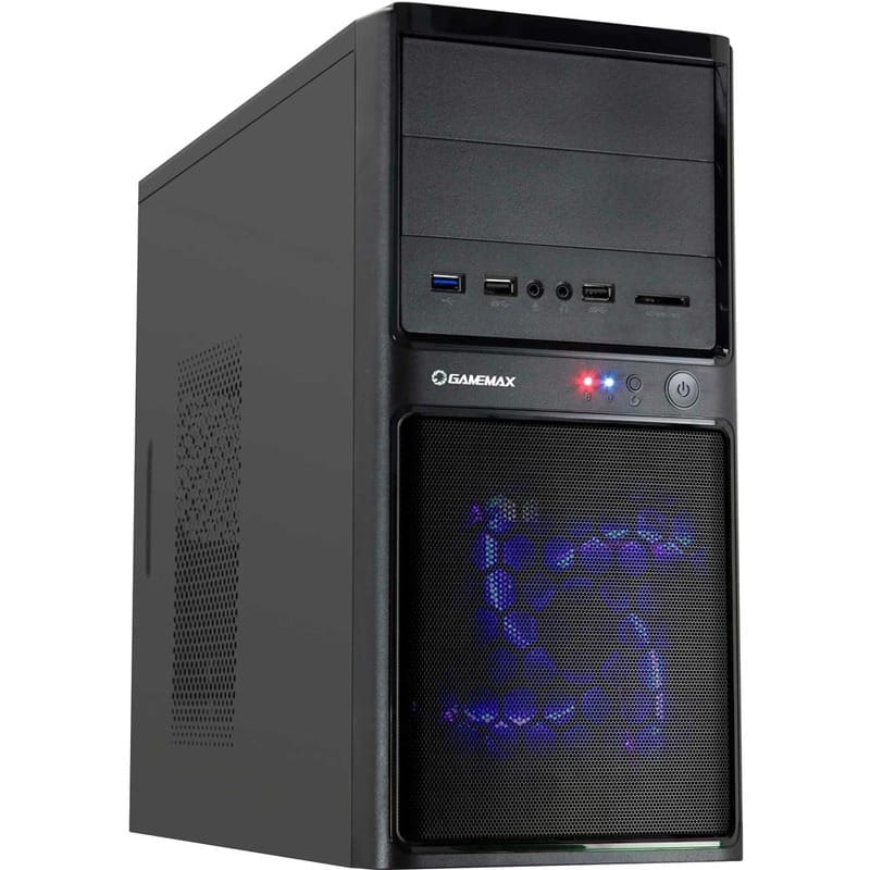 Корпус GameMax MT-306-NP-U3-CR Black без БП