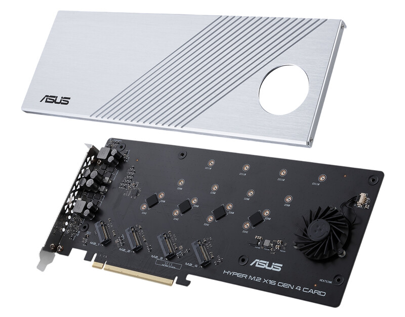 Контролер PCI-E Asus Hyper M.2 X16 PCIe 4.0 X4 Expansion Card GEN 4 (90MC08A0-M0EAY0)