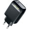 Фото - Мережевий зарядний пристрій Luxe Cube Dynamic 18W (1USBх3A) Black (4446689880896) | click.ua