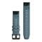 Фото - Ремінець Garmin QuickFit 22mm для Garmin Fenix 6 Blue Silicone (010-12863-03) | click.ua
