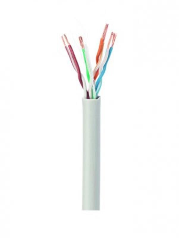 Кабель вита пара Cablexpert (UPC-5004E-L/100) CAT5e, багатожильний, алюміній під міддю (CCA с AWG24), неекранірований, 100м