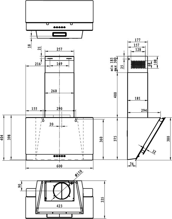 Витяжка Gorenje WHI629EB