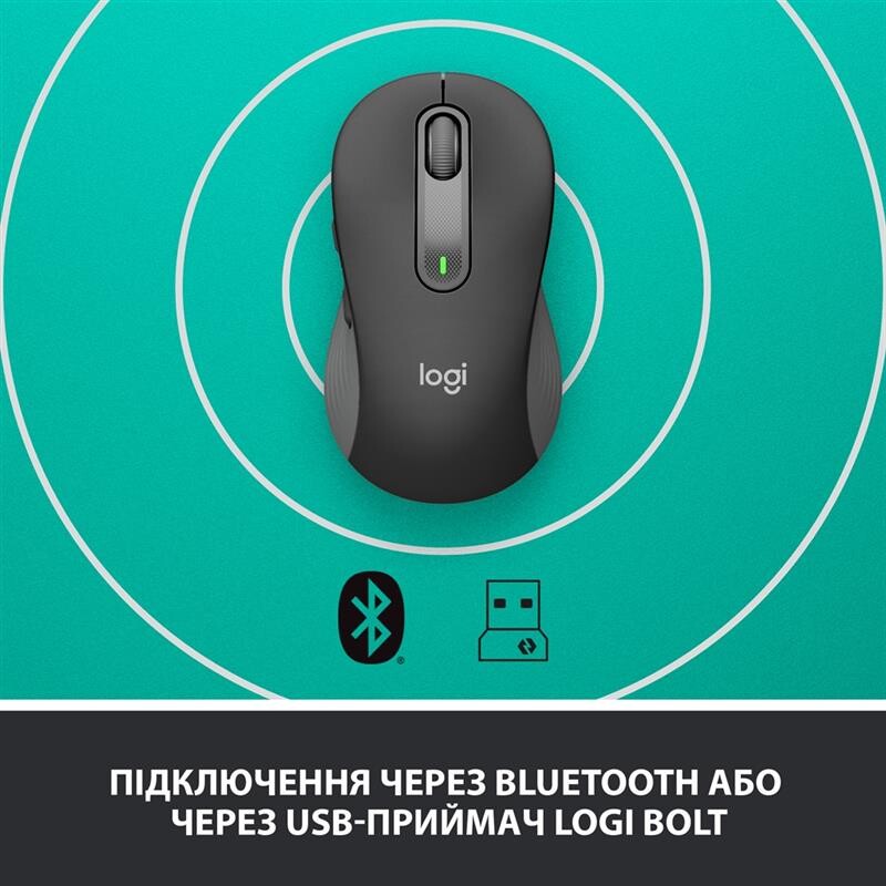 Мышь беспроводная Logitech Signature M650 Graphite (910-006253)