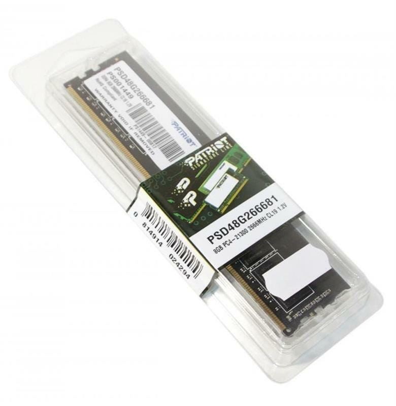 Модуль памяти DDR4 8GB/2666 Patriot Signature Line (PSD48G266681)
